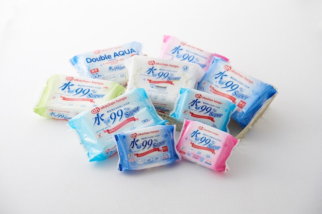 水99% Super 新生児からのおしりふき 1枚目